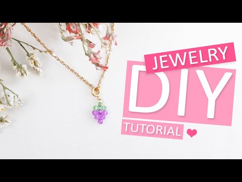 Zo ontwerp je een druif van kralen