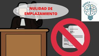 NULIDAD DE EMPLAZAMIENTO | INCIDENTE | AMPARO | EJEMPLOS