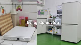 Living Alone Vlog | moving into my 1 bedroom apartment, living alone again, organize and settling in