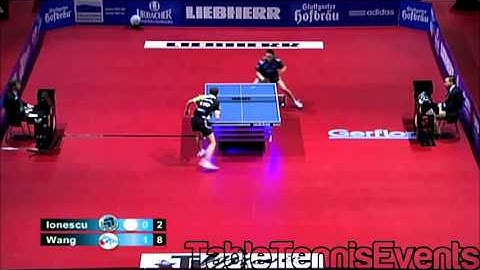 Wang Xi Vs  Ovidiu Ionescu: 1/2 Final [German Cup 2012]