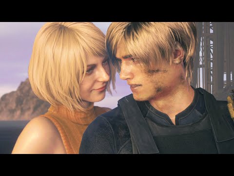 Ashley Has a Crush On Leon (All Scenes) – Resident Evil 4 Remake 2023