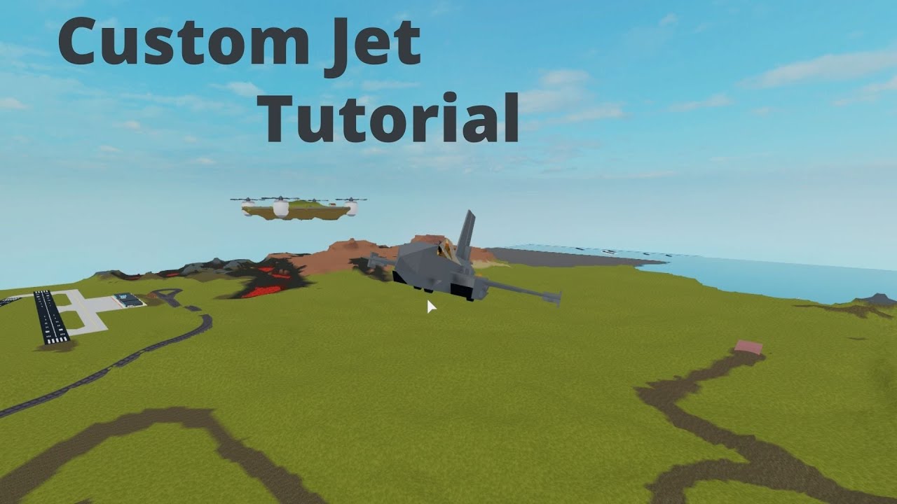 Custom Jet Tutorial Roblox Plane Crazy Youtube - roblox plane crazy jet tutorial