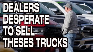 Dealers Offering Deep Discounts on Trucks