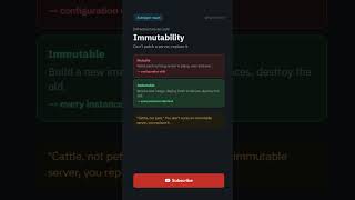 Immutability (Servers) Short for Exam Prep | AutoOps+ Infrastructure as Code #comptia
