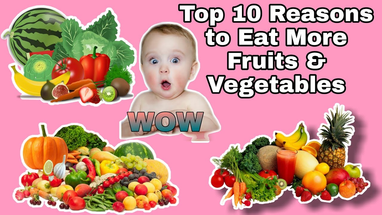 Top 10 Reasons to Eat More Fruits & Vegetables |Mommy Zill - YouTube