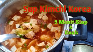 Kimchi Soup - Indonesian Style Ready in 5 Minutes😋😋