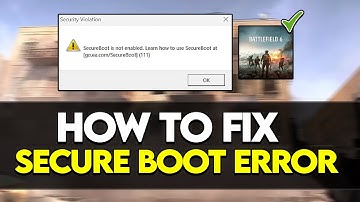 How to FIX Battlefield 6 Secure Boot Error ✅ | Battlefield 6 Startup Issue Solved