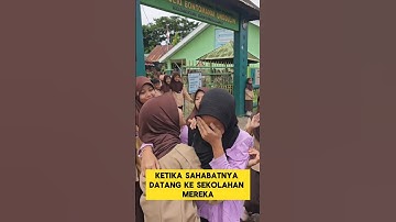 momen haru ketika bertemu sahabat yang pindah sekolah ‼️‼️ #sahabat #haru #sekolah #nangis