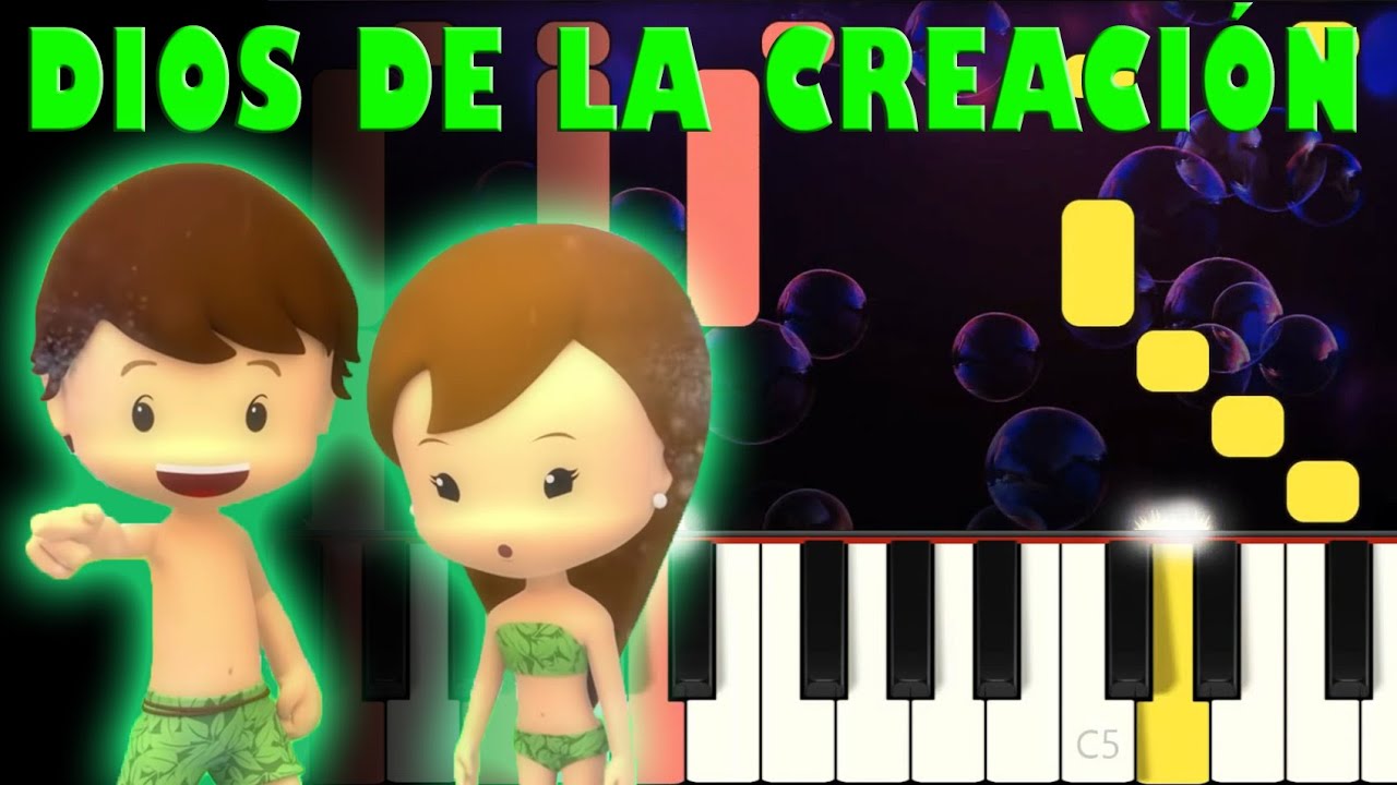 Pequeños Héroes - Dios de la Creación | Piano Cover | Tutorial | Karaoke
