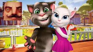 Hello Neighbor - My New Neighbor Baby My Talking Angela Act 2 Random Gameplay Walkthrough