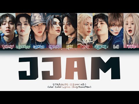 KARAOKE STRAY KIDS JJAM 9 Members You As Member Color Coded Lyrics