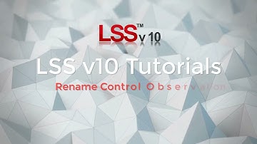 Control Rename Control Obs Command - LSS Tutorial
