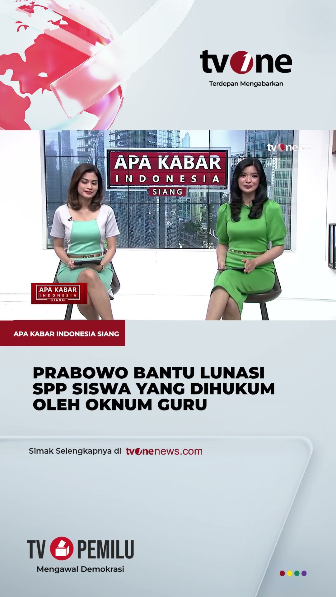 Presiden Prabowo Bantu Lunasi SPP Siswa yang Dihukum Duduk di Lantai oleh Oknum Guru | tvOne