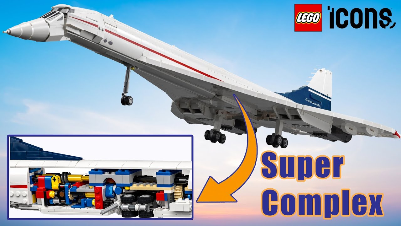 Breaking Down the New, Sleek Lego Concorde 