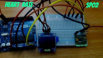 Measure Heart Rate/BPM and spo2  with MAX30100
