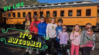 Durango to Silverton: We ride the train!
