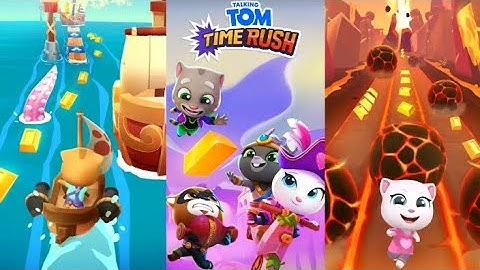 Talking Tom Time Rush Android,ios New map unlocked Gameplay Walkthrough Episode 3