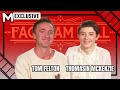Tom Felton & Thomasin McKenzie in 'Fackham Hall' 😂