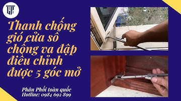 Thanh chống gió cửa sổ chống va đập điều chỉnh được 5 góc mở