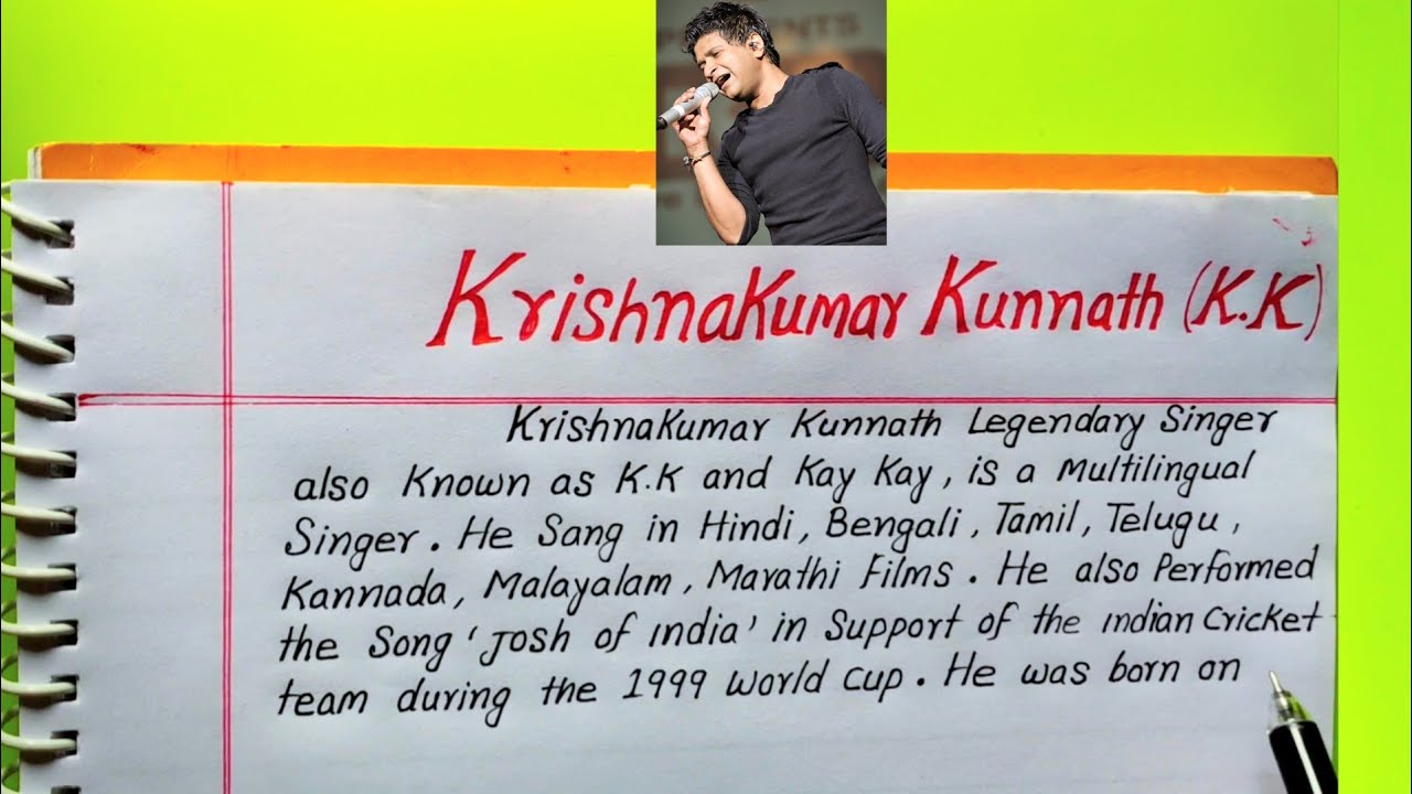 kk biography in english