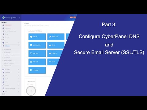 Configure CyberPanel DNS and Secure Email Server: Part 3 of 4