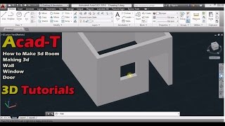 How To Create 3d Room in AutoCAD | Making 3d Walls | - AutoCAD Tutorials