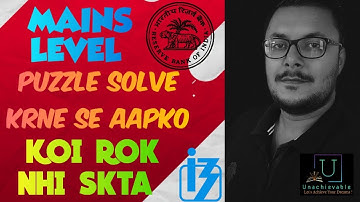 Rbi assistant mains level puzzle seating arrangement|  #rbi #rbiassistant #sbipo #puzzles #puzzle