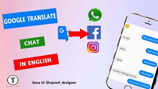 Google Translate For Any Language In Whatsapp Facebook Instagram ! English Me Chat Kaise Kare 2019 screenshot 3