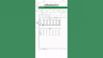 Mẹo hay excel cho người mới bắt đầu
