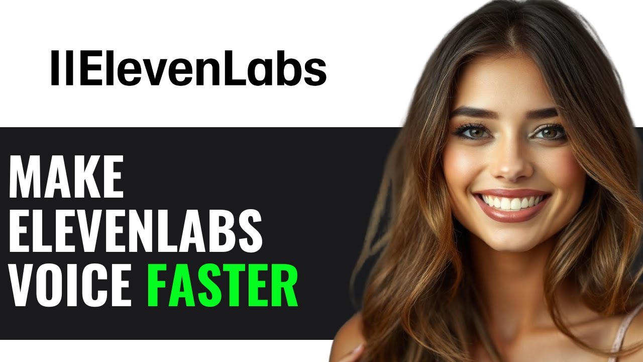 HOW TO MAKE ELEVENLABS VOICE FASTER 2025! (FULL GUIDE) - YouTube