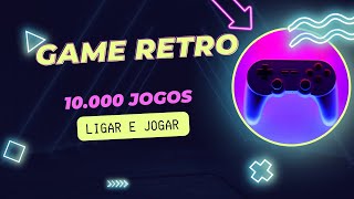 Game Retro 10Mil Jogos Game Stick 4k LIGAR E JOGAR