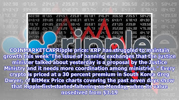 Fox News - Prices ripple News: why is the XRP going down on today? Ripple plunges $6BILLION in 24 h