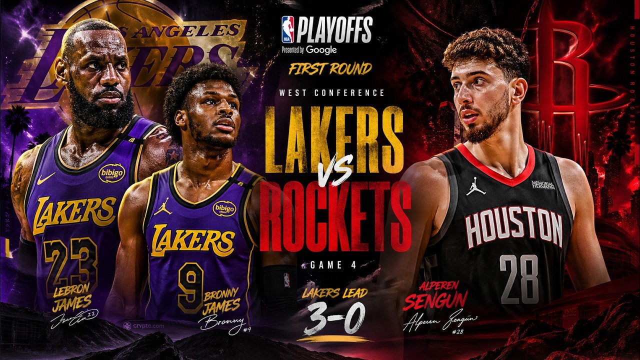 Los Angeles Lakers vs Houston Rockets · GAME 4 - PLAYOFFS NBA2K26🔥 ...