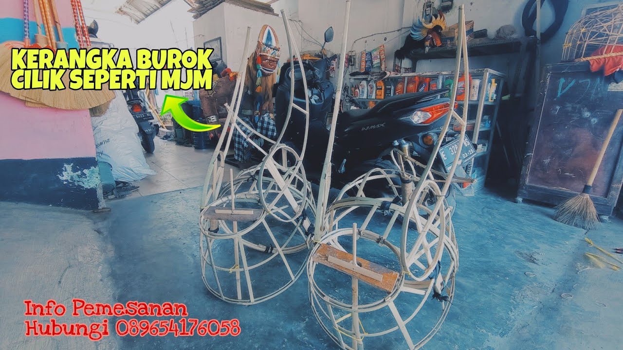 TUTORIAL MEMBUAT KERANGKA BUROK CILIK FULL SAYAP & BUNTUT SEPERTI BUROK MJM