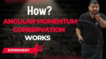Conservation of Angular Momentum. #rotationalmotion #physicsexperiment #iitjeepreparation #science