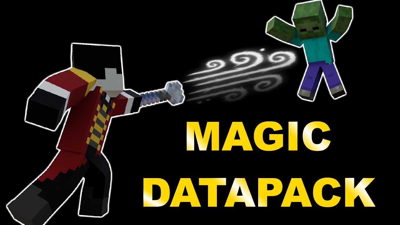 I Made a Wand sends Mobs Flying ! | Minecraft Magic Datapack - YouTube