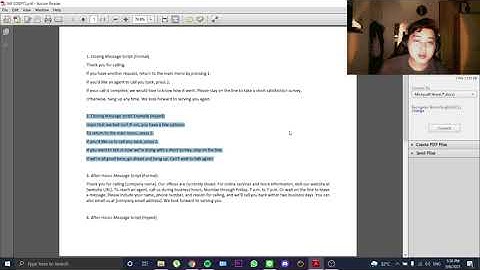 IVR Script reading 2