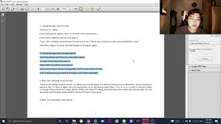 IVR Script reading 2