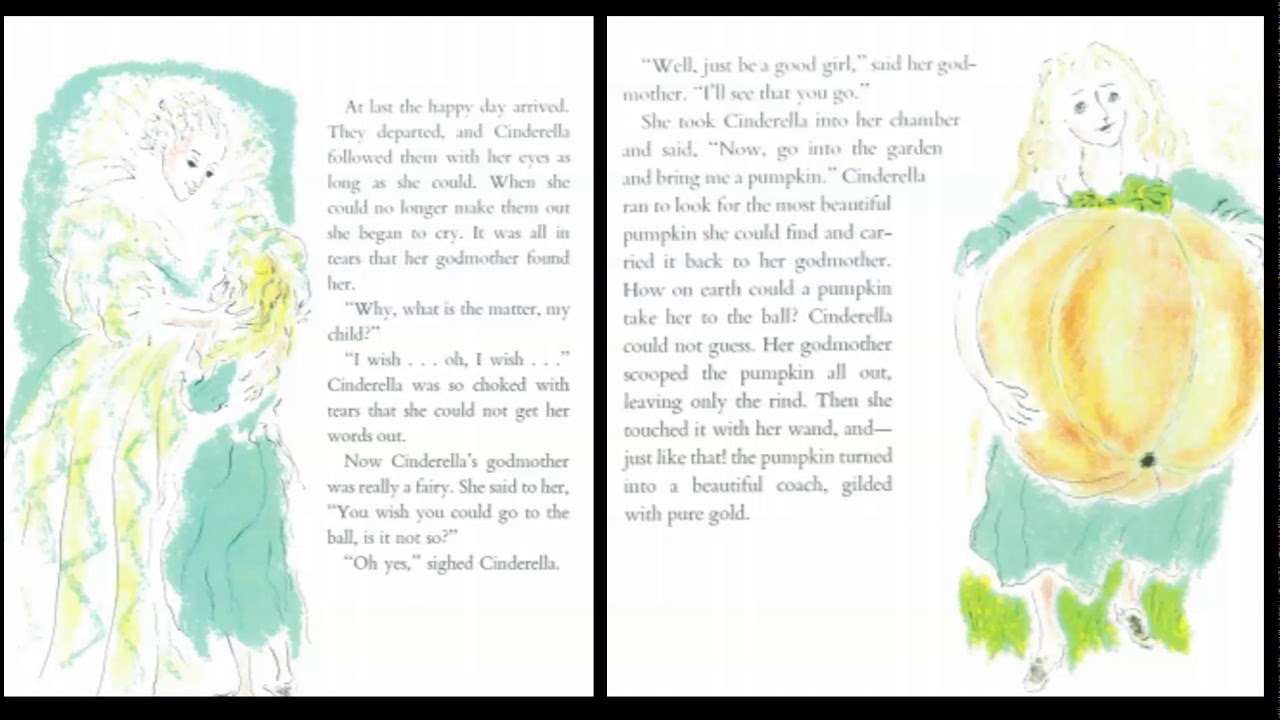 Cinderella by Marcia Brown Reading by J Stevens - YouTube