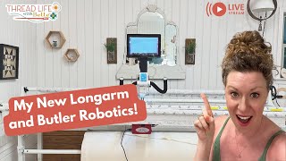 Butler Robotics Ruby for Edge to Edge Quilting w/ New King Quilter 2 Elite Longarm & 8 ft Frame