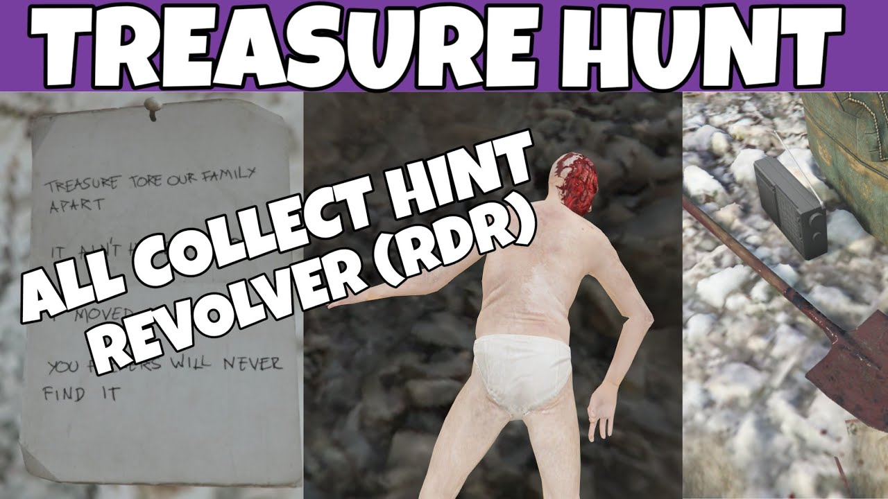 GTA 5 Treasure Hunt At sandy shore and Red dead Redemption (2) revolver