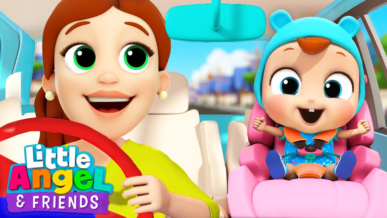 Are We There Yet? (No No Seatbelt) | Little Angel And Friends Kid Songs