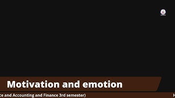 Human Behaviour (Semester 3rd)