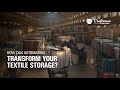 Running out of space on your shop floor? Textile Industry Case Study by Craftsman Storage Systems