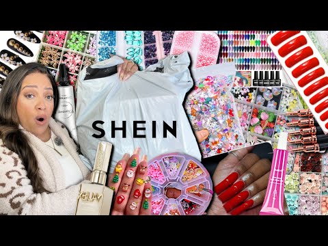 I Spent Too Much On Shein 😭💅 Massive Nail Haul | Stickers, Gel Polish, Press-ons + More!