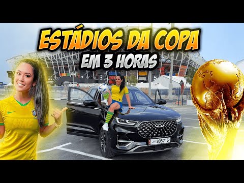 I VISITED EVERY WORLD CUP STADIUM IN 3 HOURS!