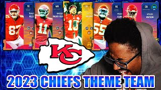 I BUILT THE 2023 KANSAS CITY CHIEFS ITS AMAZING! KANSAS CHIEFS THEME TEAM! MADDEN 23 ULTIMATE TEAM
