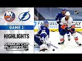 NHL Highlights | ECF, Gm1 Islanders @ Lightning - Sept. 07, 2020