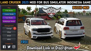 Toyota Land Cruiser 2023 Mod For Bussid | Bus Simulator Indonesia | Free Download | BUSSID  screenshot 3
