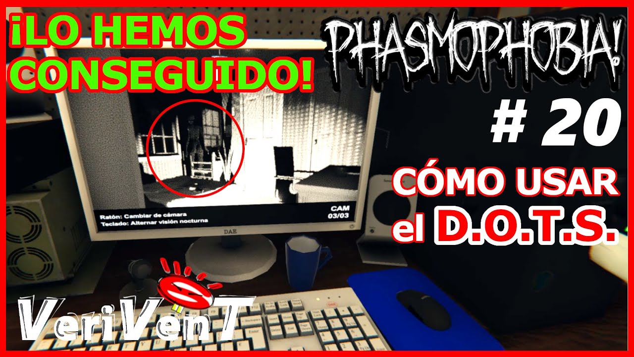 PHASMOPHOBIA ACTUALIZACIÓN | COMO USAR EL PROYECTOR DOTS | Gameplay ...